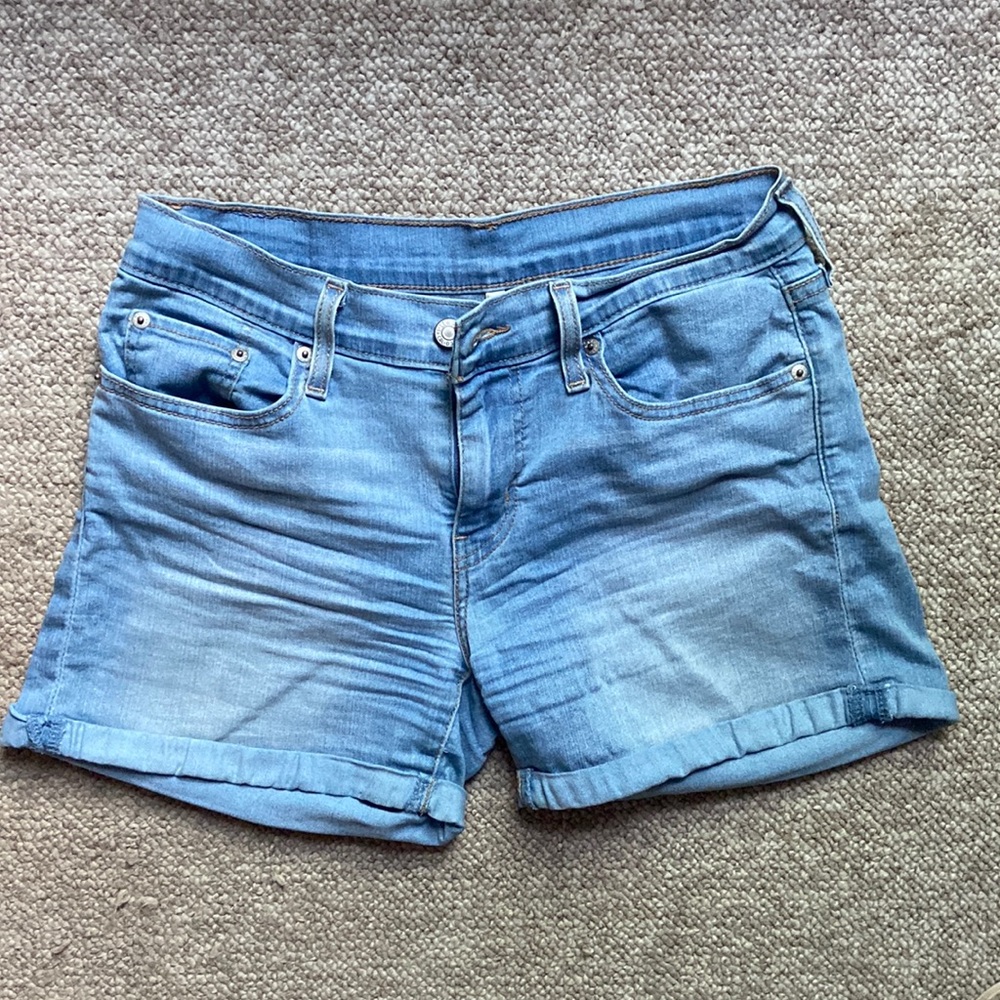 Denim shorts